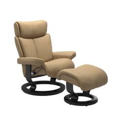 STRESSLESS MAGIC- SMALL - LÄDER PALOMA SAND