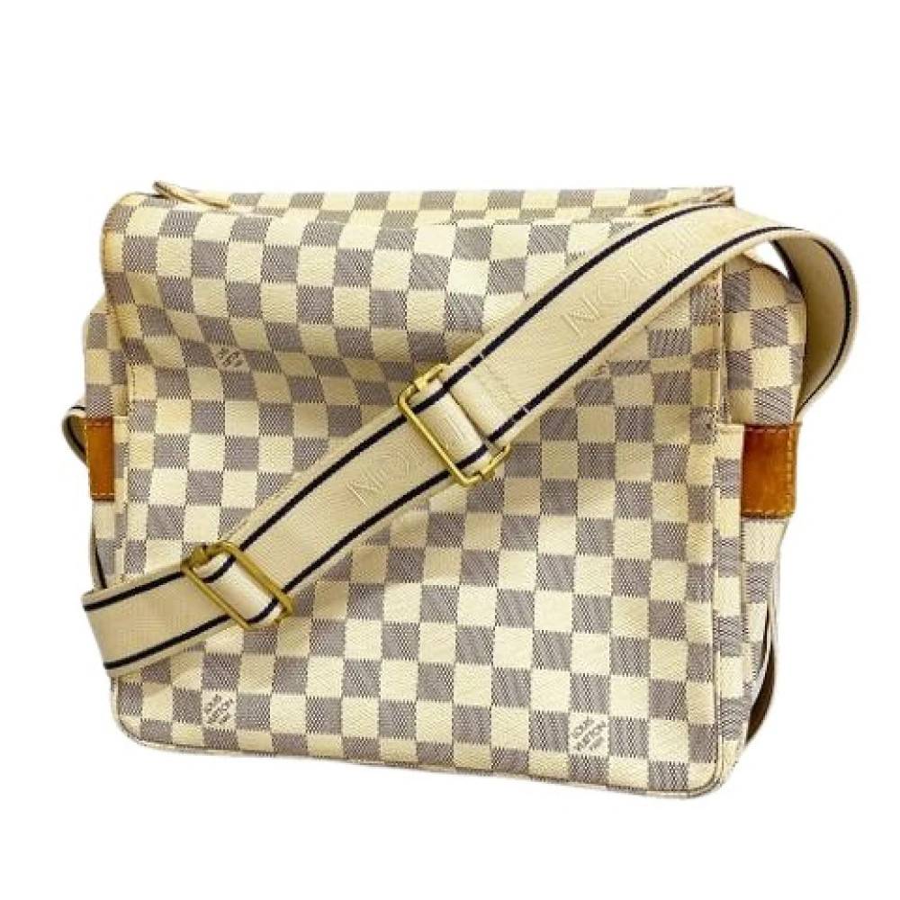 Louis Vuitton Vintage Pre-owned Naviglio Skuldertaske - Vintage - unisex - Beige - ONE SIZE - Uld