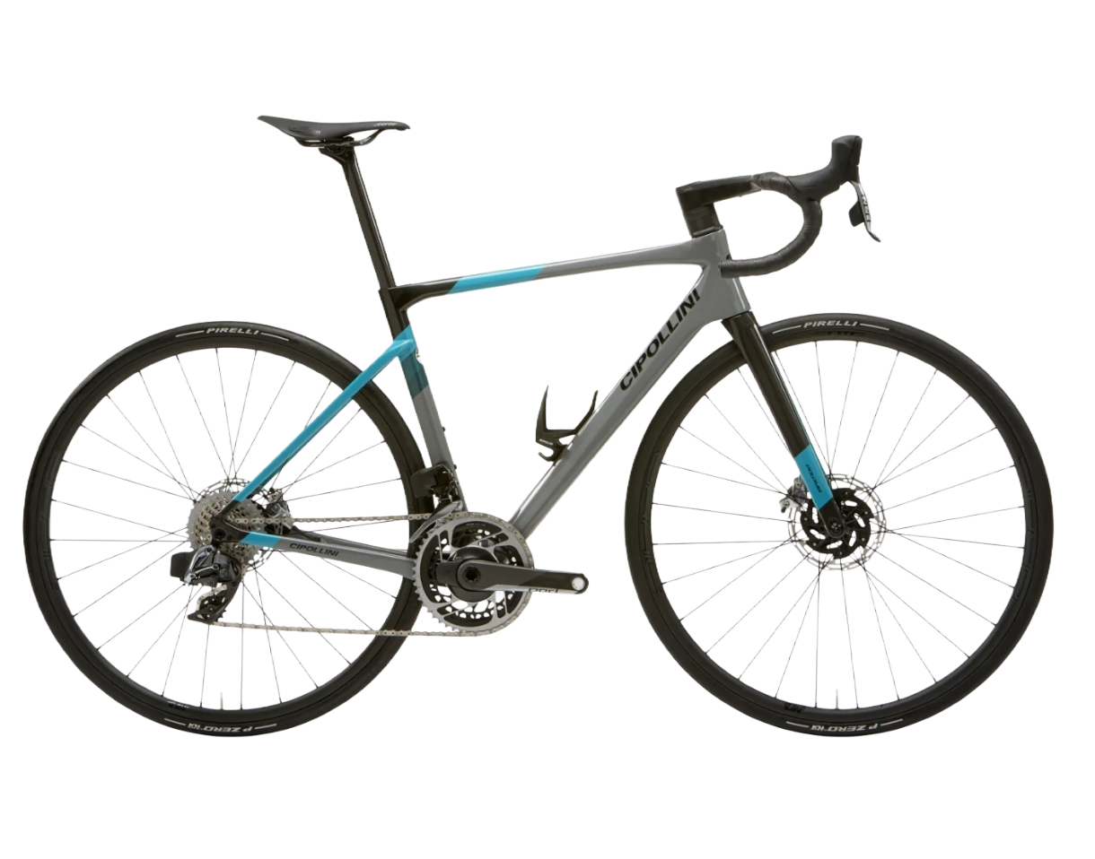 Cipollini Dolomia Super Record WRL 13s Bora WTO 45 C23 2026 - CAMPAGNOLO SUPER RECORD WRL 1x13sp - BORA WTO 45 C23 - 064 / L / Grey Nardò - Deep Ocean - Black Shiny (L)