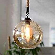 Chandelier Ceiling Lamp Shade Pendant Lights Retro Art Ball Living Room Restaurant Cafe Hemp Rope Chandelier Decor Pendant Light Chandelier