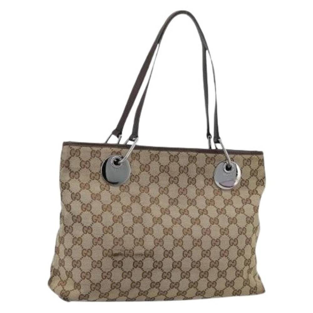 Gucci Vintage Pre-owned Vintage Tote Bag - Vintage - Dame - Brun - ONE SIZE - Uld