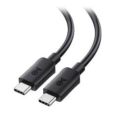 Cable Matters 2-Pack 5 Gbps USB C till USB C-kabel med 4K videoupplösning och 100 W strömförsörjning - 1,8 m
