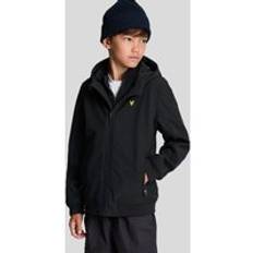 Lyle & Scott Kids Softshell Hooded Jacket in Black - 7/8 Y