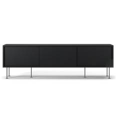 Decotique Vogue Mediabänk Med Ben 180 Cm Antracit / Svart - Tv-bänkar & mediabänkar Mdf Antracit - 190171-308810-308810