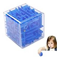 Mini Maze Cube - 3D Ball Labyrint Leksak För Småbarn,Gravity Mazes Game, Balance Maze, Party Favors, Maze Ball Interactive Maze Game med utbildningsleksak för småbarn och