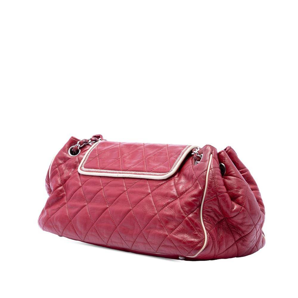 Chanel Vintage Chanel Flap Bag Stl. - Chanel Vintage Från Magasin - Red (L 22cm x W 35.50cm x D 16.50cm)