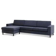 Lexpo Pan sofa (Chaiselongsofa XL vendbar L308 x D149/81 cm, Deep Blue Austin)