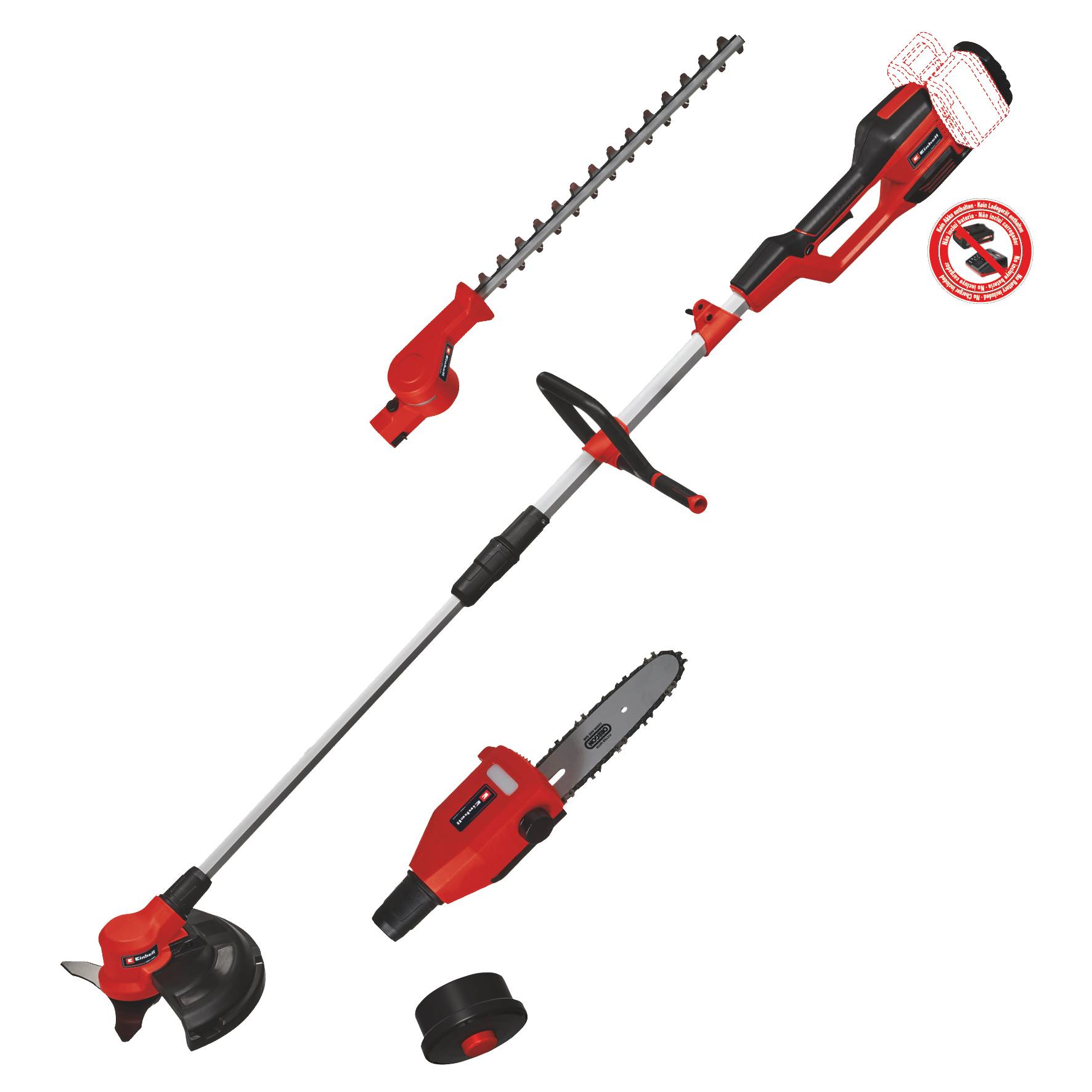 Einhell Multiklippersæt 4i1 Solo 18V - GE-LM 36/4in1.
