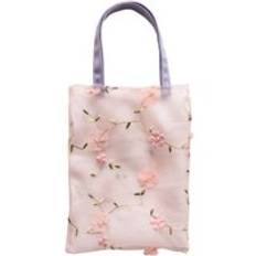 Liten väska kvinnlig väska sommar fairy stil vild tredimensionell blomma broderi avslappnad axelväska - Färgrik