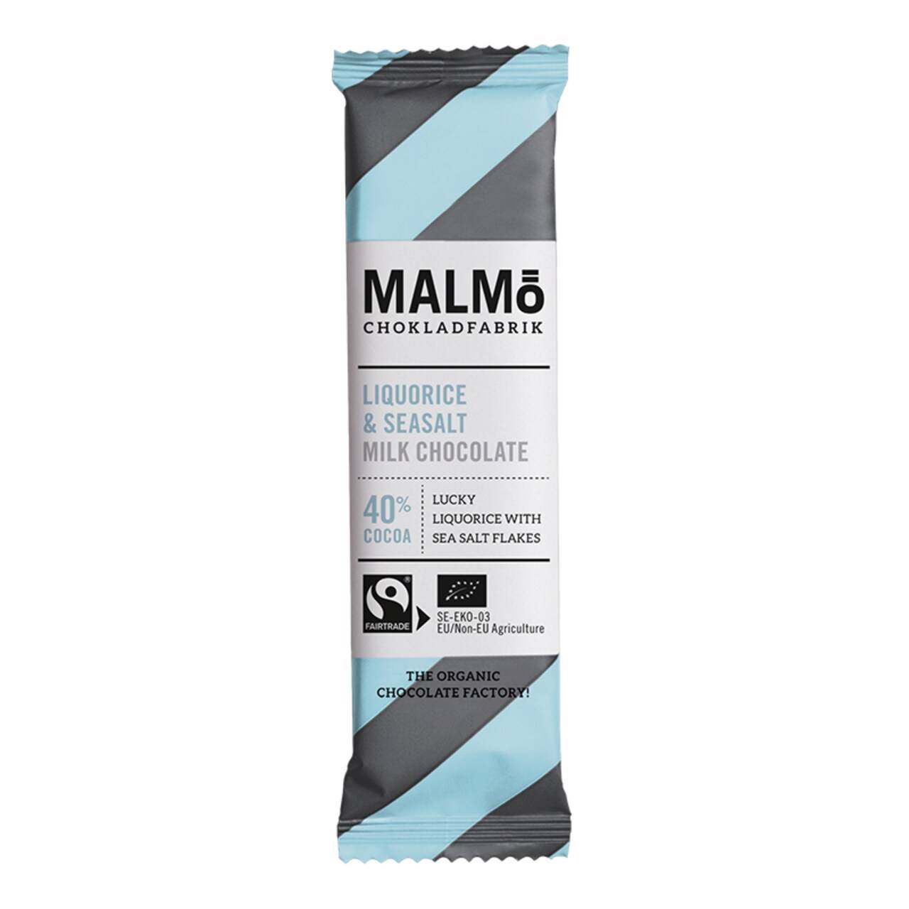 Mjölkchoklad Lakrits och Havssalt 25g