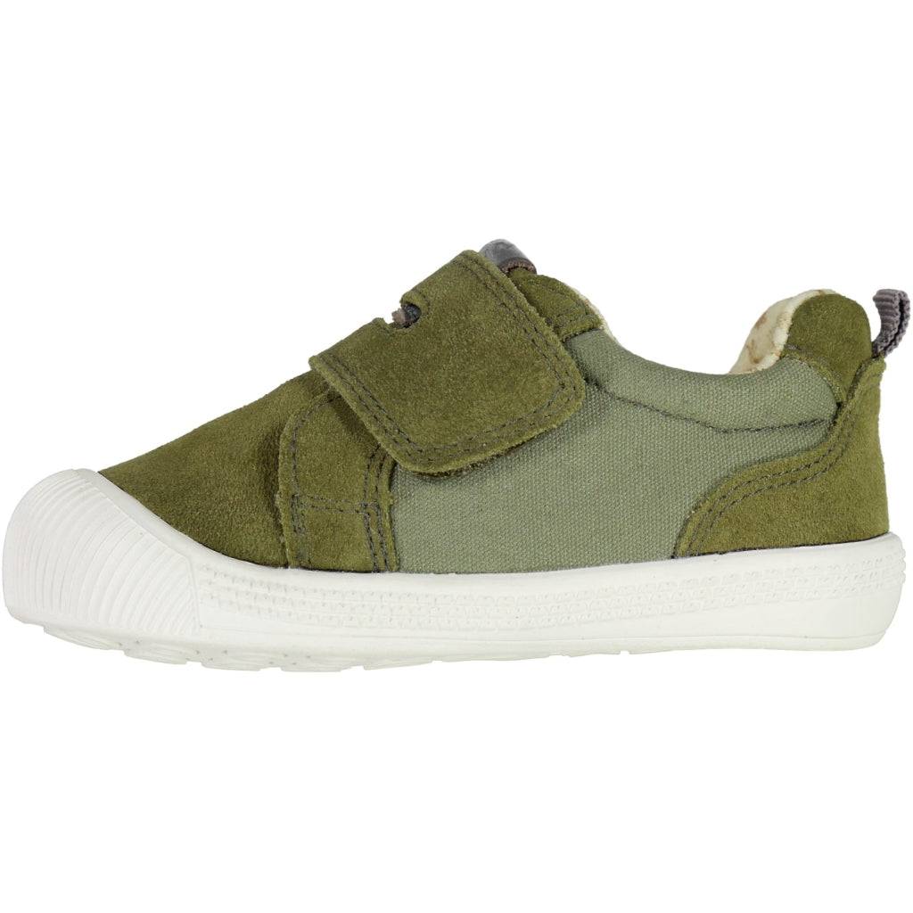 WHEAT® - Kei Velcro Sko - heather green - Str 23.