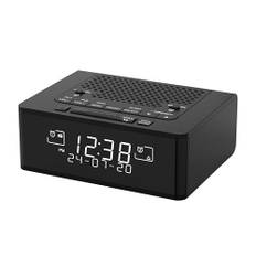 iTOMA DAB, DAB+/FM Radiowecker mit 40 Preset Stationen, UKW, Uhrenradio, Wecker mit Zwei einstellbaren Weckzeiten, 525