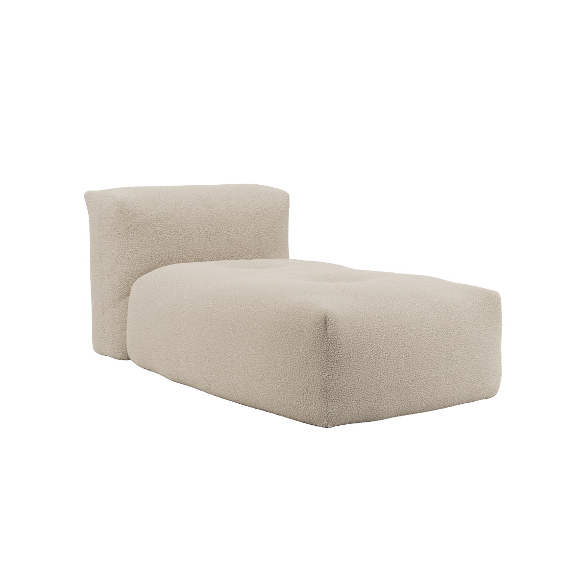Soft Sofa Indoor - Lounger Teddy Beige.