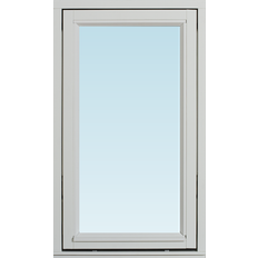 Svenska Fönster SF vridfönster 580x980mm 1-luft, insida trä utsida trä, 3-glas  (6x10)