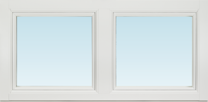 Svenska Fönster SF sidohängt fönster inåtgående 1180x580mm 2-luft, insida trä utsida aluminium, 3-glas  (12x6)