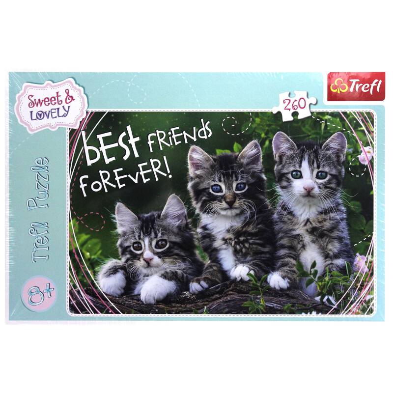 Trefl 13215 - Puzzle Katzenliebe 260 Teile