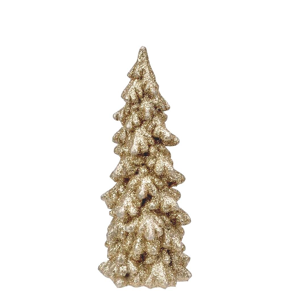 Julgran Champagne-Guld Dekoration - 15cm hög