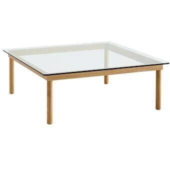 Kofi Sofabord 100x100 Eg/Klar Glas.