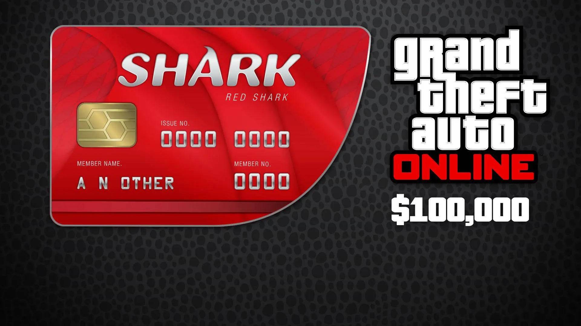 Grand Theft Auto Online - $100 000 Red Shark Cash Card PC – Övrig – Regionsfri