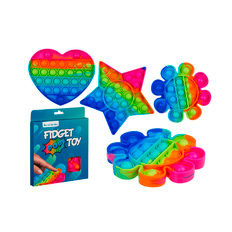 Fidget Toy Pop It – Rainbow Assorteret