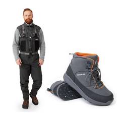 Guideline Laxa 2.0 ZIP Waders + Laxa 3.0 Traction Boot