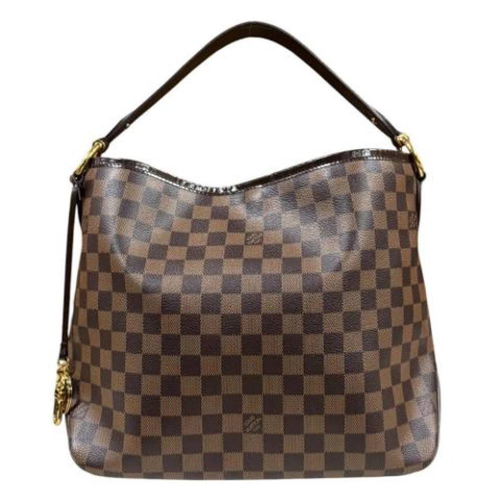Louis Vuitton Vintage Pre-owned Damier Skuldertaske - Vintage - Dame - Brun - ONE SIZE - Uld