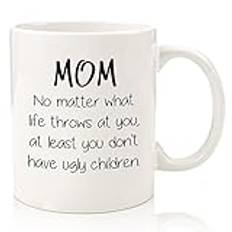 Mom No Matter What/ful barn rolig kaffemugg - bästa födelsedagspresenten till mamma, kvinnor - unik idé för henne från son eller dotter - cool present till en mamma - rolig nyhet kopp -325 ml