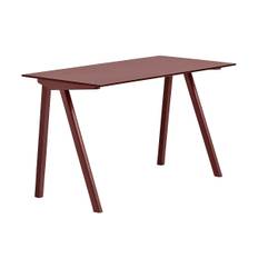 HAY CPH90 2.0 skrivbord 65x130 cm Burgundy linoleum-bordeaux - Röd