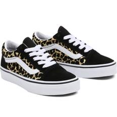 VANS UY Old Skool Leopard/Black Sko - Str. 28