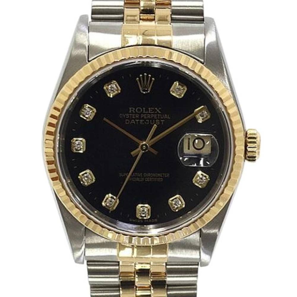 Rolex Vintage - Pre-owned Vintage Datejust 16233G Armbandsur Vintage - Herr - ONE Size -