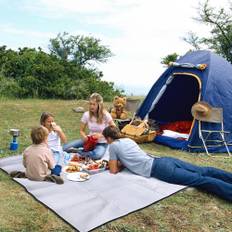 Ultralätt vattentät campingmatta Picknickfilt Strandmadrass Liggunderlag Aluminiumfolie EVA-skum 1m