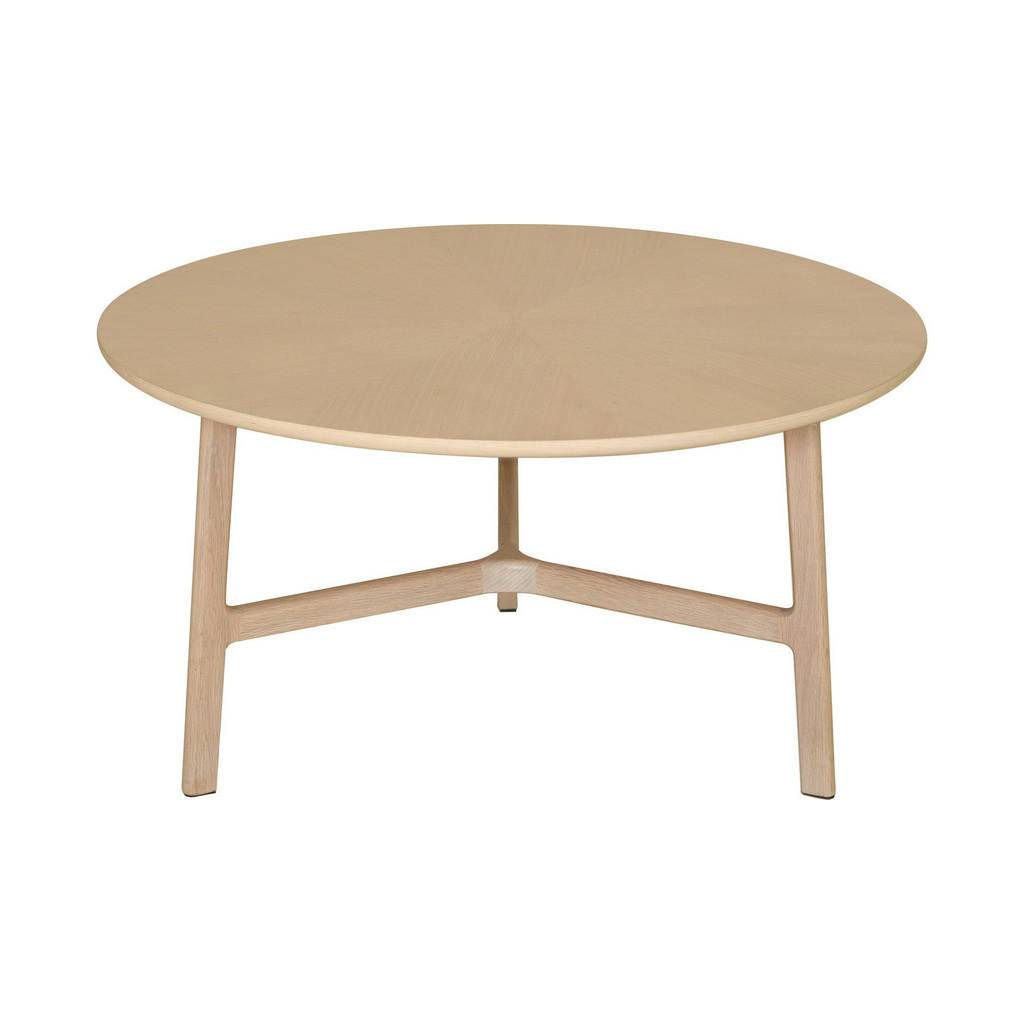 SOFFBORD i trä 85/85/45 cm - ek Bianco