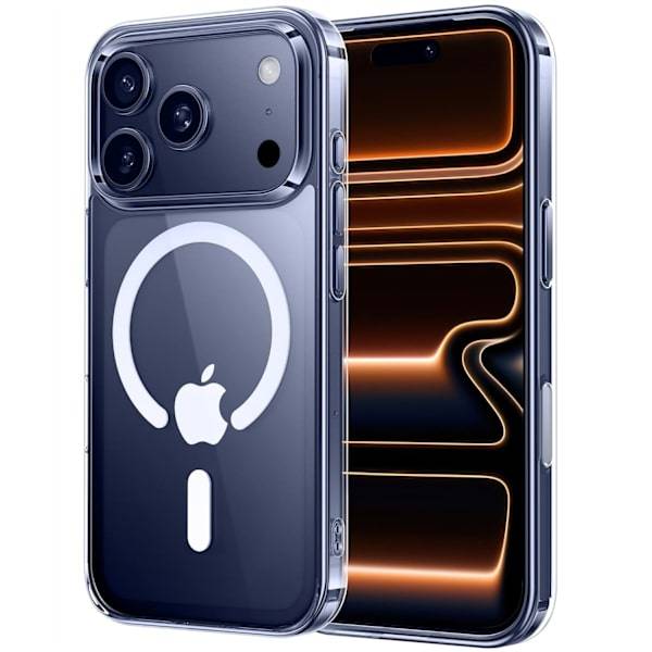 iPhone 17 Pro Max Transparent MagSafe Skal – Robust & Klar