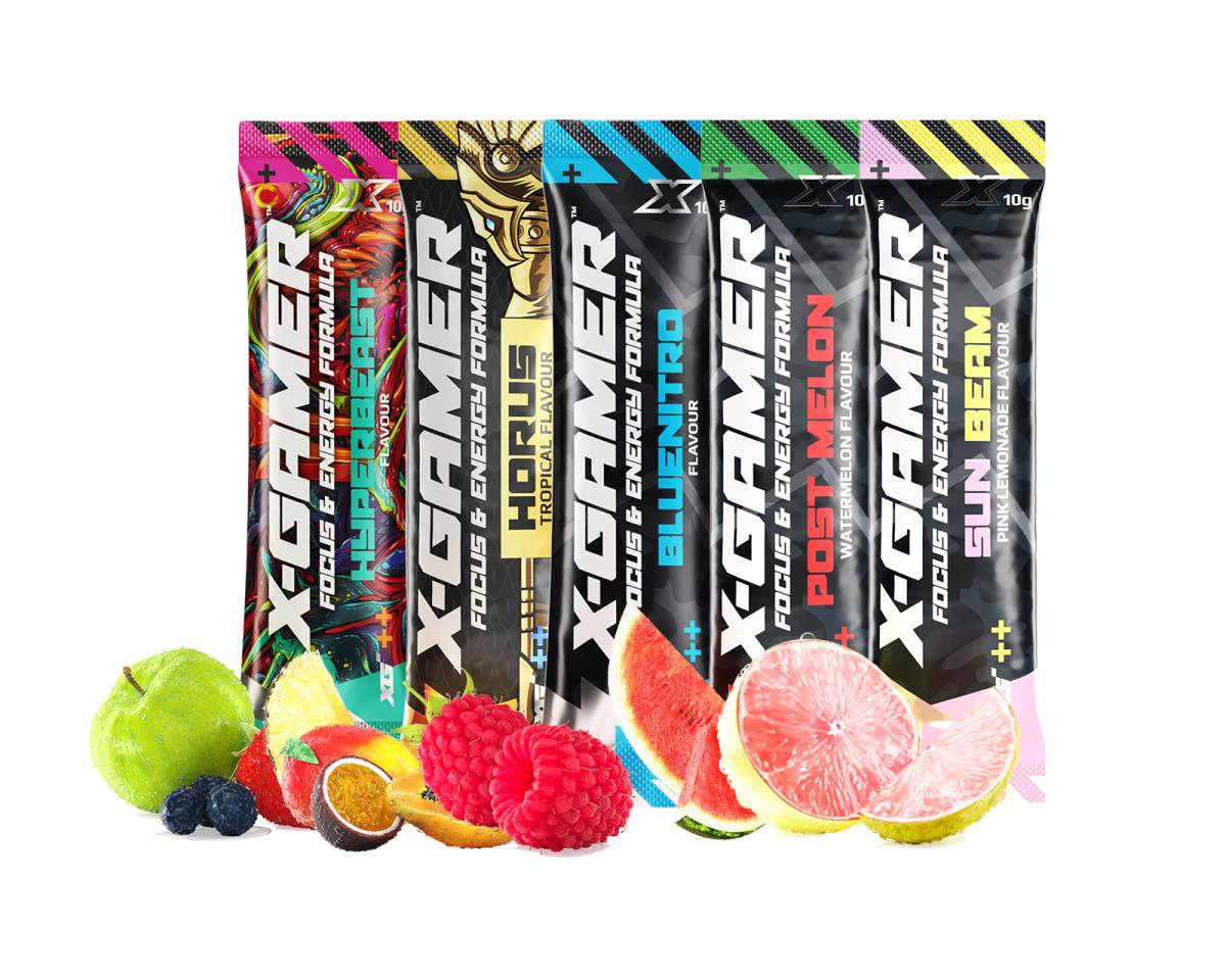 X-Gamer 50g X-Shotz MIX (5 Serveringar)
