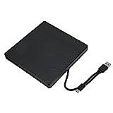Extern DVD-enhet, USB 3.0 Typ C CD-brännare Bärbar Dual Port CD DVD-spelare, Laptop Stationär PC CD ROM Writer Rewriter 5 Gbps Transfer för Win, Vista, Linux, OS X