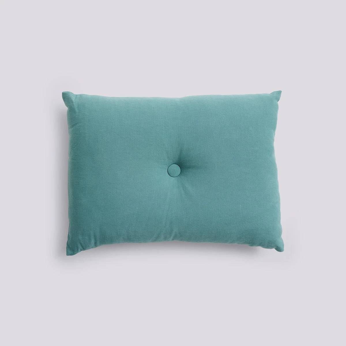HAY Dot Cushion - Linen - Petrol