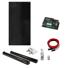 Solcellspaket 185W TOPCon Votronic Duo MPPT-regulator "All Black"