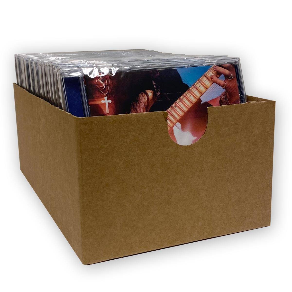 CD-låda i wellpapp för 24st Jewel Case CD
