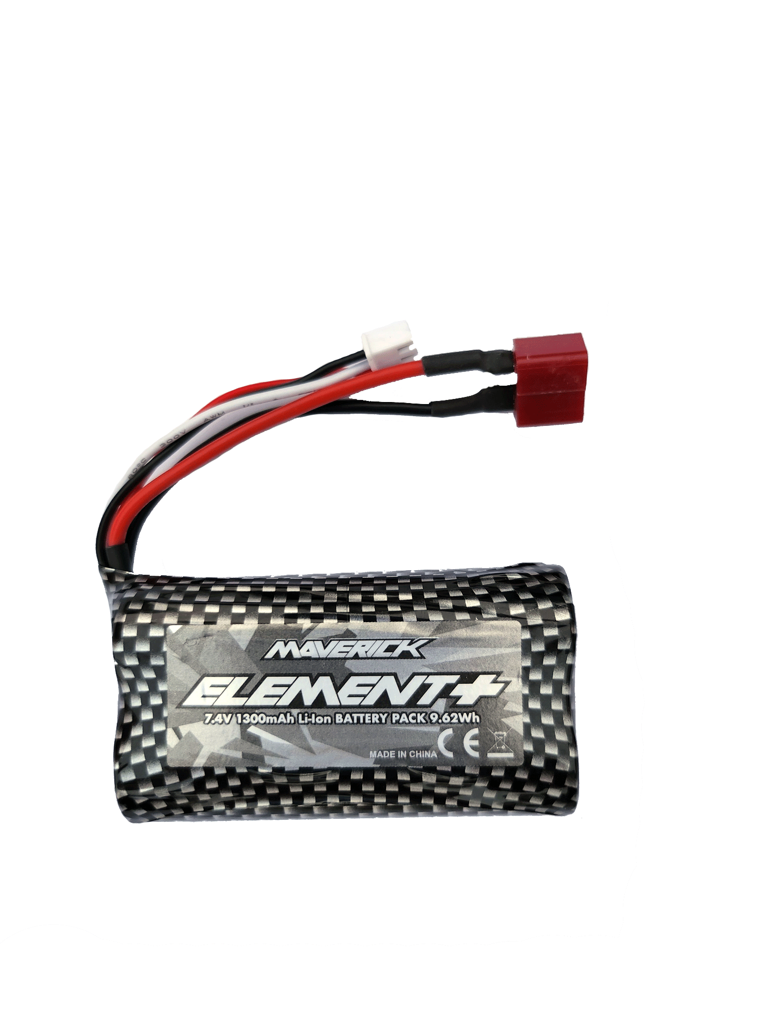 Extra batteri 7,4V - 1300mAh till Maverick R/C bil