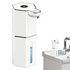 Dispenser för flytande tvål, Automatisk tvålautomat | Automatisk handskummande tvålautomat,360 ml tvåldispenser, flytande handtvål med sensor för hushållsbruk