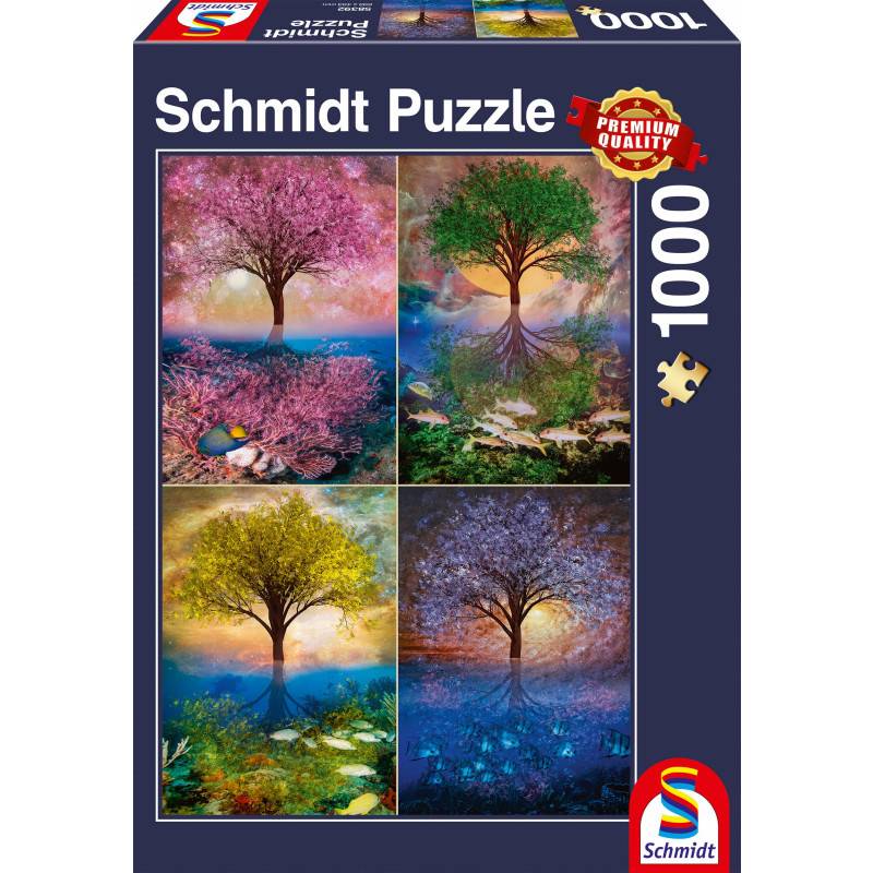 Schmidt Spiele Puzzle 58392 Zauberbaum am See, 1.000 Teile Puzzle,...