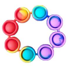 Pop it Armbånd V4 Flere farver Rainbow