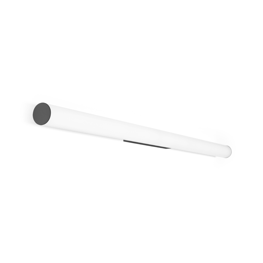 Mirba LED væglampe Wever & Ducré - Mirba 3.0 2700K / Sort endekap og montagebeslag