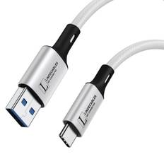 LindeCables USB-C til USB-A 3.2 Gen.1 Premium kabel - 2 m Hvid Type: USB-C til USB-A Strømforsyning: Kan levere op til 5V, 3A (15W) Dataoverførselshastighed: Op til 5 Gbps Kompatibilitet: Kompatibel med en bred vifte af USB-C og USB-A enheder Holdbarhed: Robust aluminiumshus af høj kvalitet kombineret med et holdbart, flettet kabel for øget styrke og fleksibilitet.