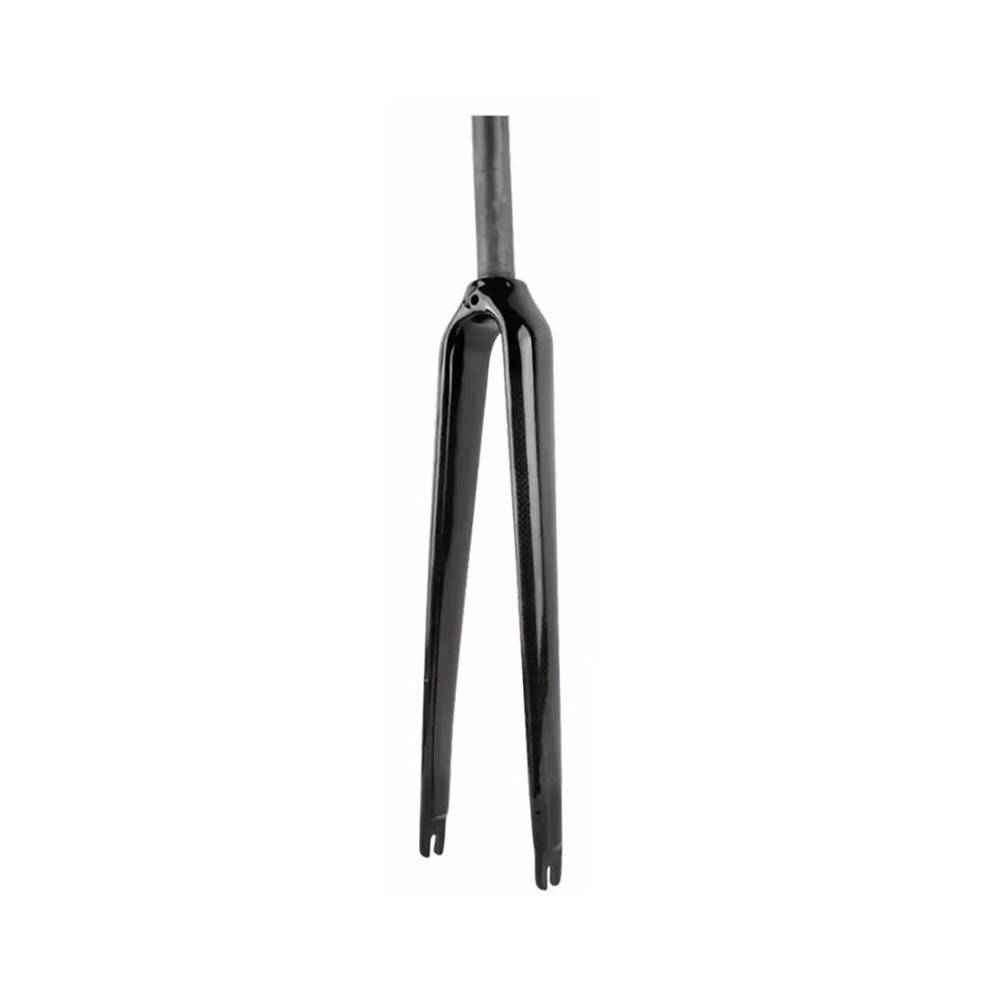 Carbon Fibre Bicycle Road Bike Front Fork 700C Road Fork V Brake Cycling Parts Steerer Tube 25.4mm and 28.6mm D