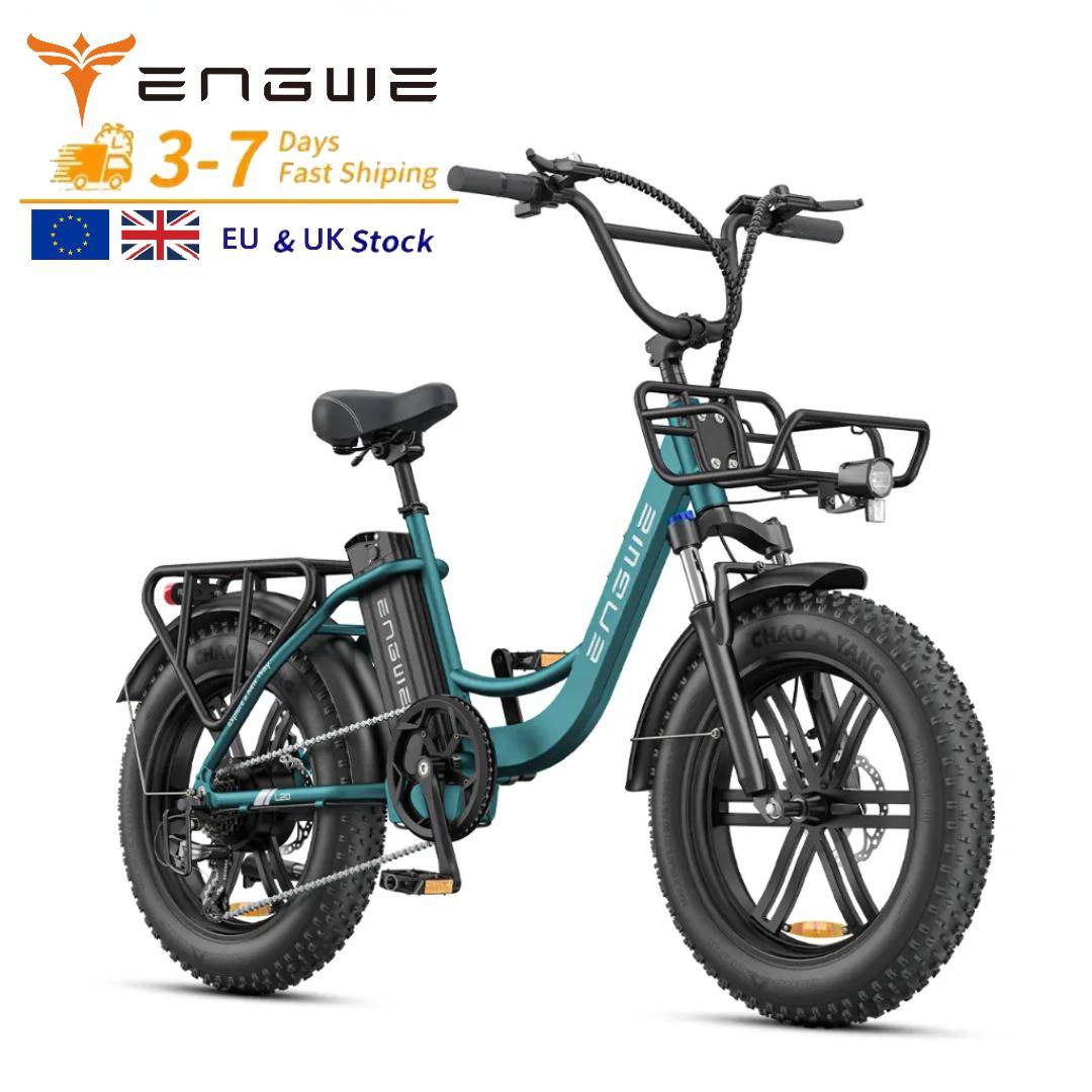 ENGWE L20 Boost Elcykel 250W 75Nm Vridmomentsensor 48V 13Ah 25km/h 20x4.0 7-växlad Fjädring Elcykel E-bike