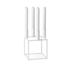 Audo Copenhagen - Kubus 4, Candle Holder, White - Lysestager og lanterner - Mogens Lassen - Hvid