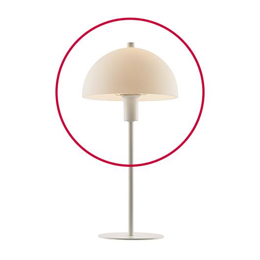 RESERVGLAS Sofi Bordslampa Opalglas JUUS
