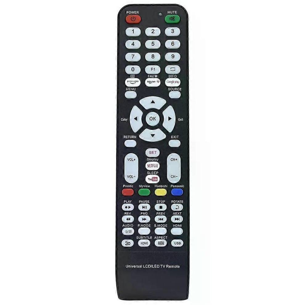 Ny HUAYU RM-L1210+G Pro fjernbetjening til Samsung Sony LG Sharp universal TV