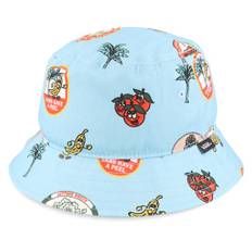 Vans - Blå bucket Hatt - Kids By Undertone Boys Blue Glow Bucket @ Hatstore